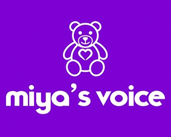 logo for Miya's Voice